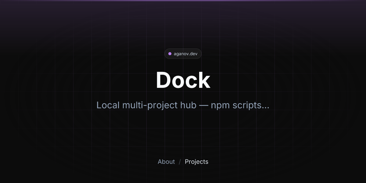 Dock